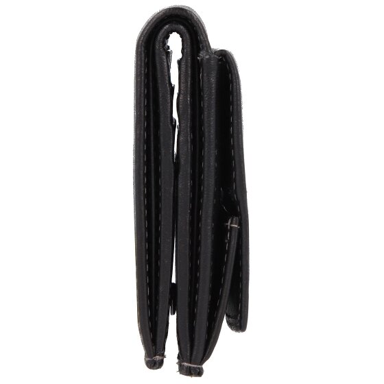 Greenland Nature Black Nappa Geldbörse RFID Leder 9,5 cm