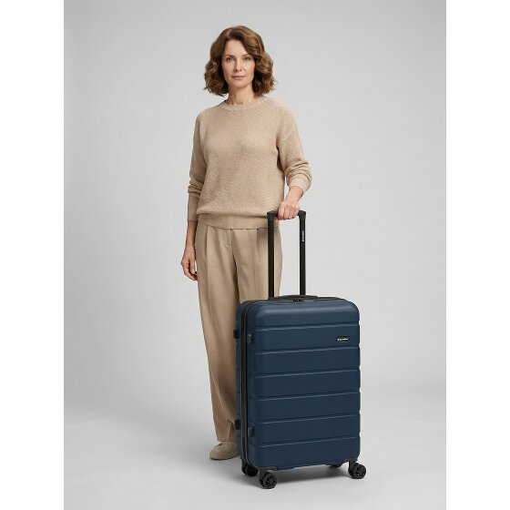 Saxoline Miami 4 Rollen Trolley M 65 cm mit Dehnfalte