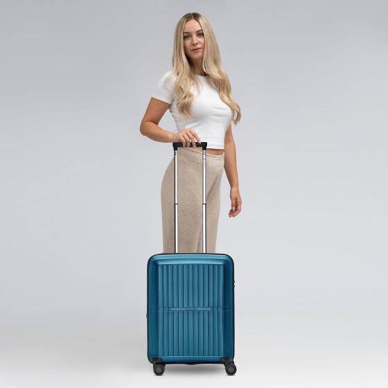 Pactastic Collection 01 4 Rollen Kabinentrolley S 55 cm mit Dehnfalte