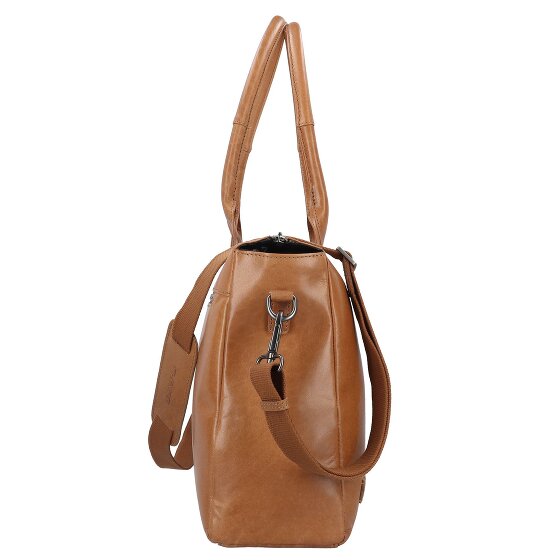 Plevier Rock Copal Schultertasche Leder 44 cm Laptopfach