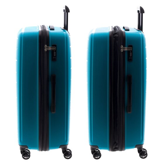 Gladiator 1700 4 Rollen Trolley 74 cm mit Dehnfalte