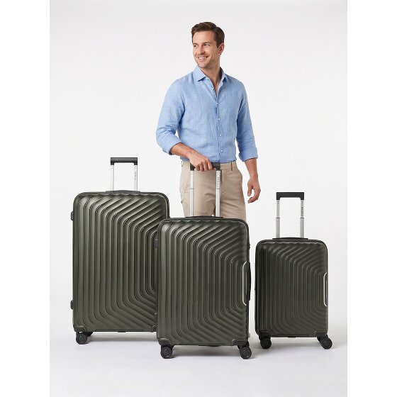 Redolz Essentials 01 4 Rollen Kofferset 3-teilig mit Dehnfalte