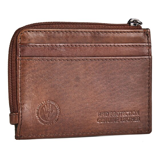Greenburry Newport Kreditkartenetui RFID Schutz Leder 10.5 cm