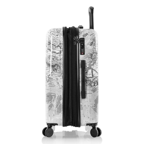 Heys Black Camo 4 Rollen Kofferset 3-teilig mit Dehnfalte
