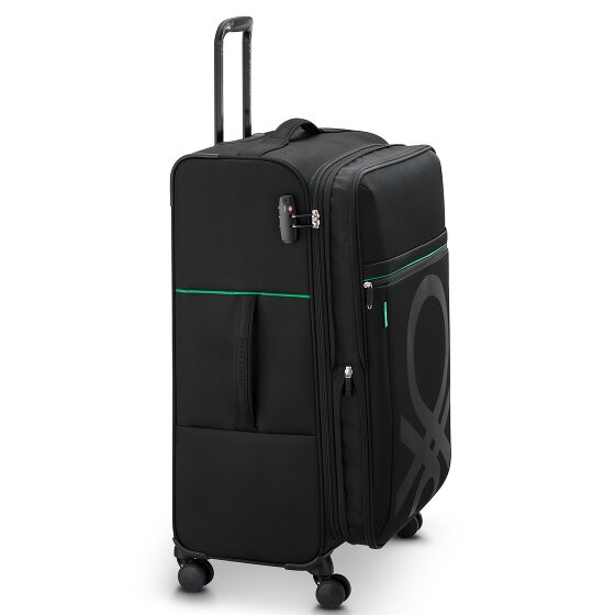 Delsey Paris x United Colors of Benetton Color Block 4-Rollen Trolley 77cm mit Dehnfalte