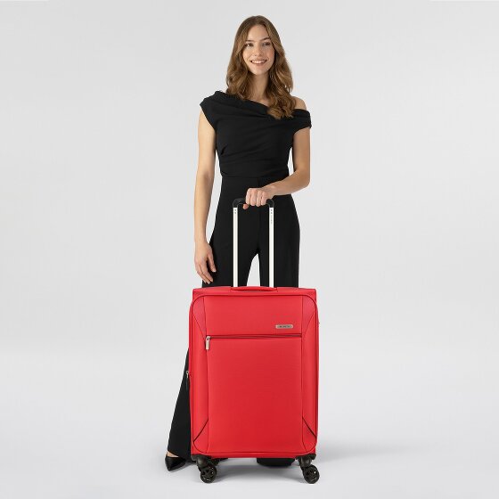 Samsonite Base Breeze 4 Rollen Trolley 67 cm mit Dehnfalte