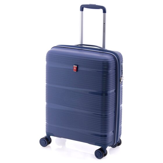 Gladiator 0800 4 Rollen Kabinentrolley 55 cm mit Dehnfalte