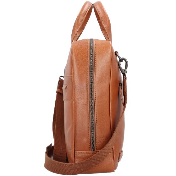 Plevier Rock Aktentasche RFID Schutz Leder 43 cm Laptopfach