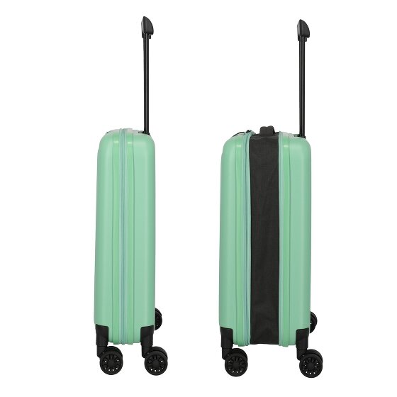 Travelite Basics faltbarer 4-Rollen Kabinentrolley 55 cm