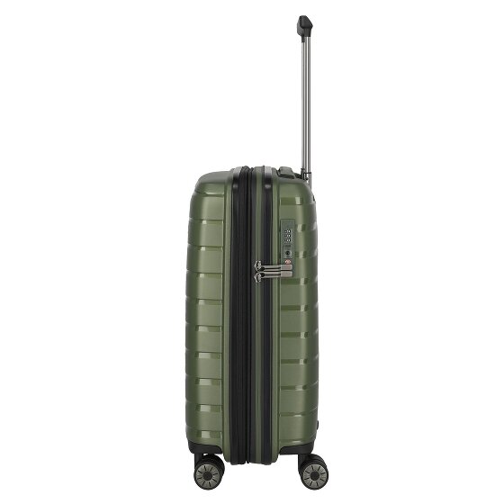 Travelite Air Base 4 Rollen Kabinentrolley 55 cm mit Dehnfalte