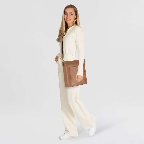 Braun Büffel Hanna Schultertasche Leder 34 cm Laptopfach