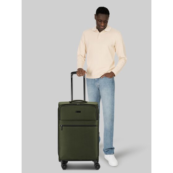 Bugatti Valencia Soft 4 Rollen Trolley M 65 cm mit Dehnfalte