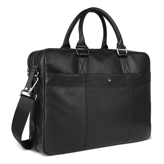 Bugatti Black Magic Aktentasche Leder 40 cm Laptopfach