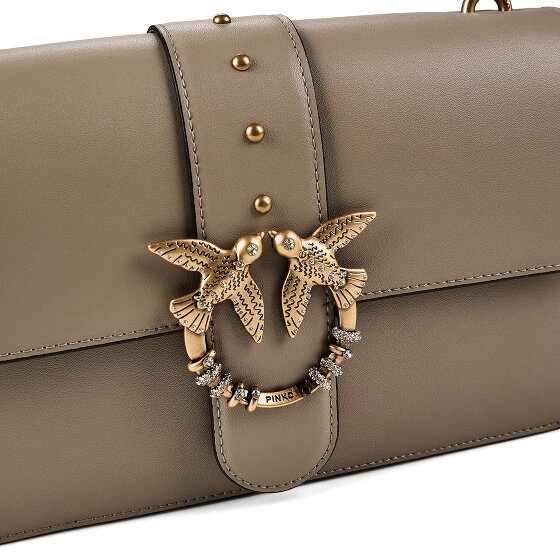 PINKO Love One Umhängetasche Leder 26 cm