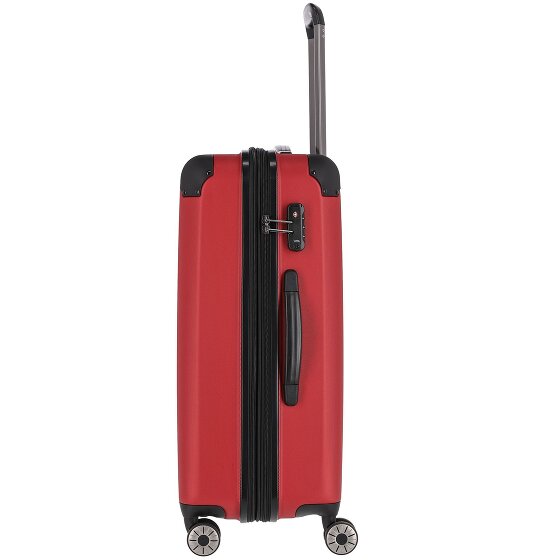 Travelite City 4 Rollen Kofferset 3-teilig mit Dehnfalte