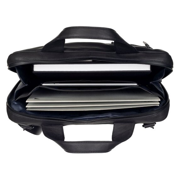 Leonhard Heyden Den Haag Aktentasche Leder 38 cm Laptopfach