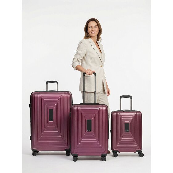 Redolz Essentials 14 4 Rollen Kofferset 3-teilig mit Dehnfalte