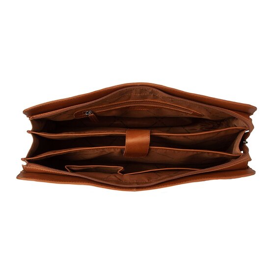 The Chesterfield Brand Fidenza Schultertasche Leder 40 cm Laptopfach