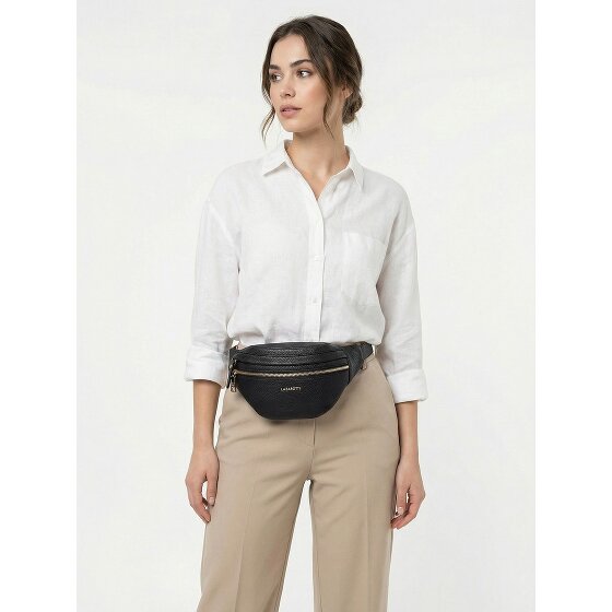 Lazarotti Bologna Leather Double-Zip Gürteltasche Crossbody Leder 25 cm