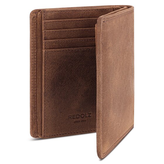 Redolz Leather Essentials HF Geldbörse RFID Leder 9,5 cm