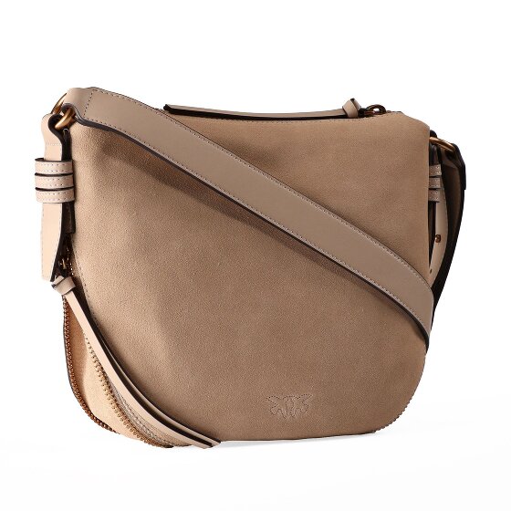 PINKO Zip Around Umhängetasche Leder 28 cm