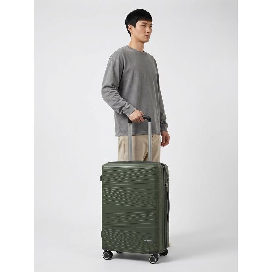 Franky Dallas 3.0 4 Rollen Trolley M 65 cm mit Dehnfalte