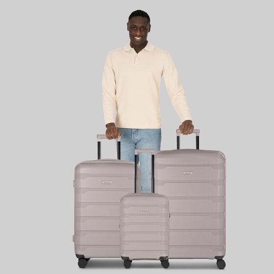 d&n South Dakota 4 Rollen Kofferset 3-teilig mit Dehnfalte