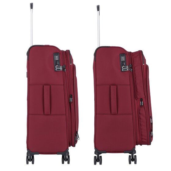 d&n Travel Line 9504 4 Rollen Trolley M 67 cm mit Dehnfalte