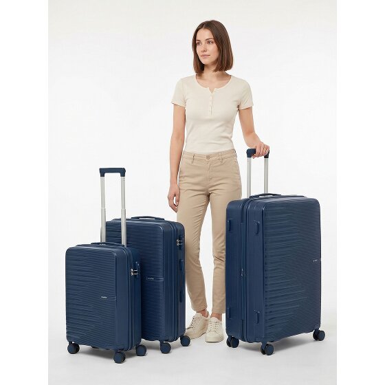Travelite Pacific 4 Rollen Kofferset 3-teilig