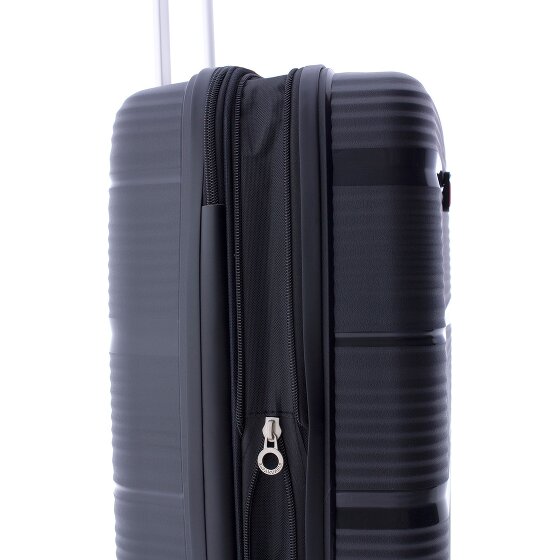 Gladiator 0800 4 Rollen Trolley 55 cm mit Dehnfalte