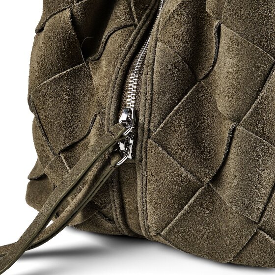 LES VISIONNAIRES Mrs. Bella Schultertasche Leder 40 cm