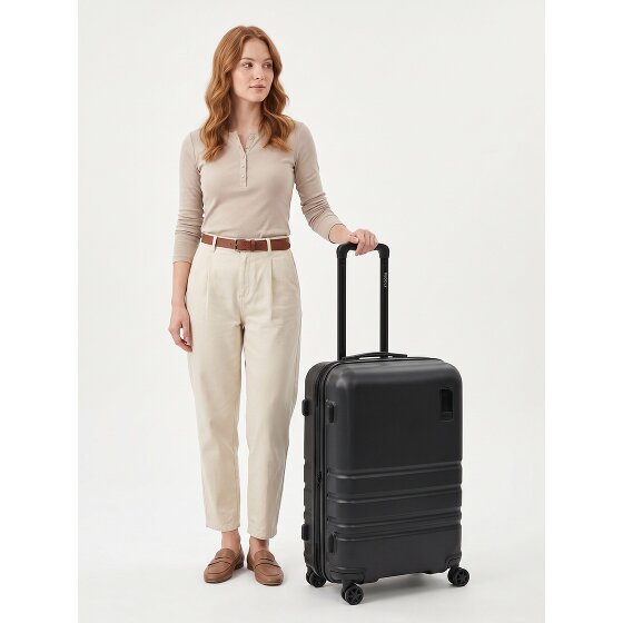 Redolz Pro ABS Medium+ 4 Rollen Trolley 65 cm mit Dehnfalte