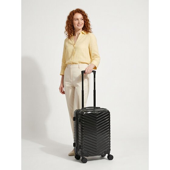 Redolz Essentials 18 4 Rollen Kabinentrolley 55 cm mit Dehnfalte