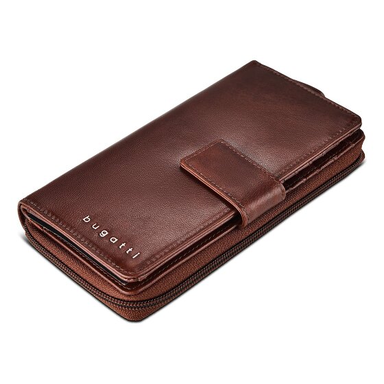 Bugatti Valencia Geldbörse RFID Schutz Leder 19 cm
