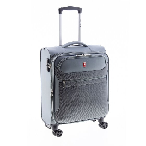 Gladiator 2000 4 Rollen Kabinentrolley 55 cm mit Dehnfalte