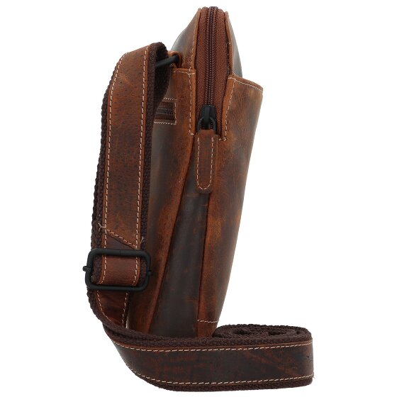 Jack Kinsky Baltimore 24 Umhängetasche Leder 19 cm