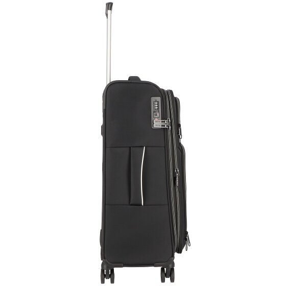 d&n Travel Line 9204 4 Rollen Trolley M 66 cm mit Dehnfalte