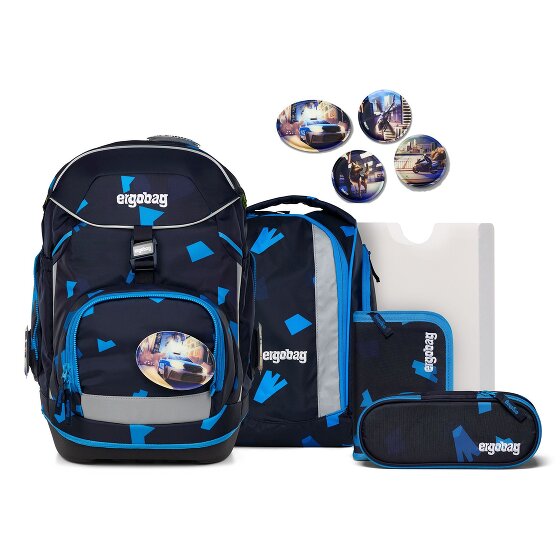 Ergobag Pack Schulranzen-Set 6tlg. inkl. Klettie-Set