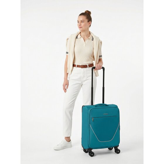 Stratic taska 4 Rollen Kabinentrolley S 55 cm mit Dehnfalte