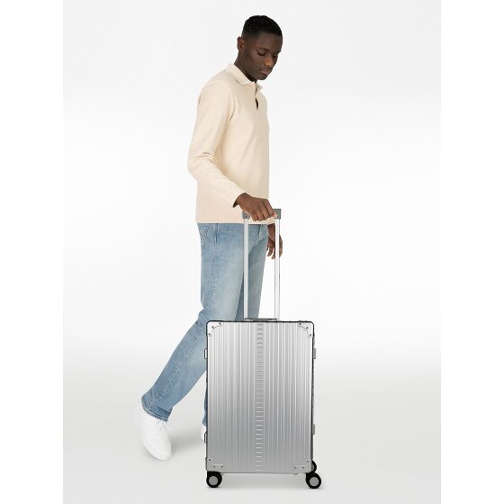 Aleon Traveler 4-Rollen Trolley 67 cm mit Kleidersack