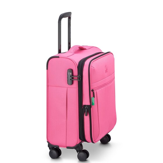 Delsey Paris x United Colors of Benetton BE 4-Rollen Kabinentrolley 55 cm mit Dehnfalte