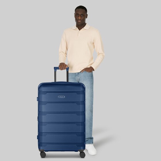 d&n South Dakota 4 Rollen Trolley L 76 cm mit Dehnfalte