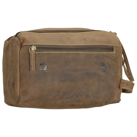Greenburry Vintage Kulturbeutel Leder 23 cm