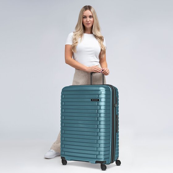 Pactastic Collection 04 THE LARGE + 4 Rollen Trolley L 75 cm mit Dehnfalte