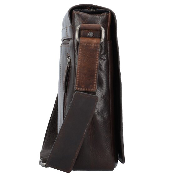 Leonhard Heyden Roma Messenger Leder 38 cm Laptopfach