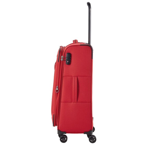 Travelite Chios 4 Rollen Trolley 67 cm mit Dehnfalte