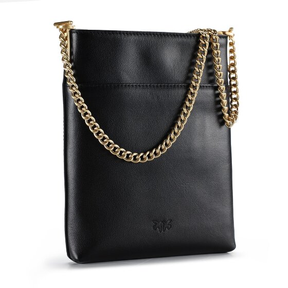 PINKO Flat Mini Bag Umhängetasche Leder 17 cm