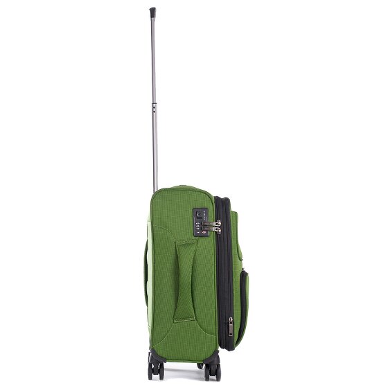 Stratic Bendigo Light + 4 Rollen Kabinentrolley 54 cm mit Dehnfalte