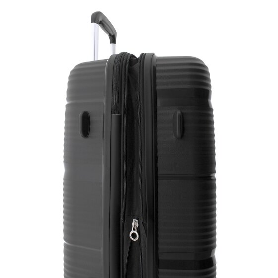 Gladiator 0800 4 Rollen Trolley 65 cm mit Dehnfalte