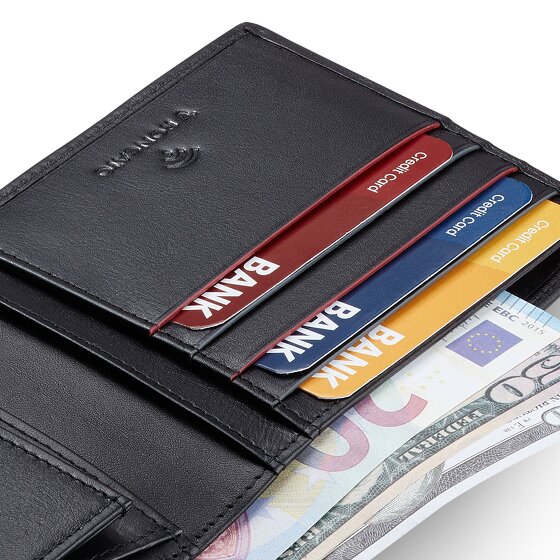 Roncato Detroit Geldbörse RFID Schutz Leder 12 cm